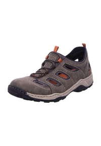 rieker - Outdoor-Slipper, Schnellschnürrung, für Herren - KAFFEE/RAUCH