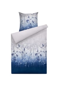kaeppel Biber-Bettwäsche - Garnitur 135x200 cm - 81 SAPHIR