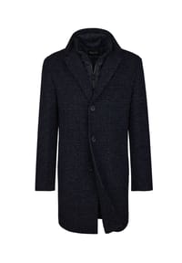 DIGEL - Modern Fit Paletot Deus in Marine - Marine