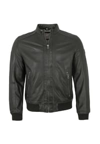 gipsy® - Herren Lederjacke Blouson Lammnappa schwarz - schwarz