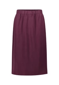 CARTOON - Gerader Rock, Gummibund, für Damen - 4685 AUBERGINE