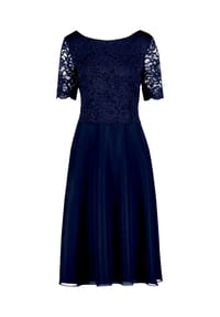 Vera Mont - Cocktailkleid mit Spitze - 6179 STR AUBERGINE