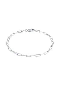 elli. - Armband Glieder Oval Basic Chunky Chains Optik 925 Silber - Gold