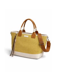 TONI&FRIENDS - Shopper Landsberg aus Stoff, mit langem Riemen - beige