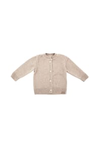 maximo® - GOTS BABY-Strickjacke, RR,  Knöpfe - beigemeliert