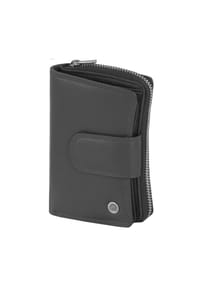 GREEN BURRY Spongy - Spongy Geldbörse Leder 8,5 cm - black