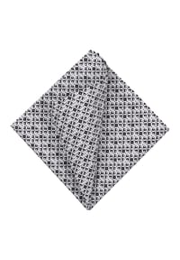 Venti - Herren Einstecktuch Print - Dunkelgrau