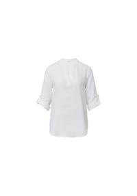 s.Oliver - Shirtbluse, Leinenanteil, für Damen - 0100 WHITE