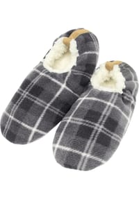 normani® - 1 Paar Herren-Slipper Karo - Blau