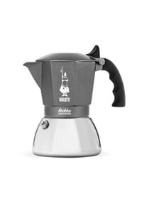 BIALETTI - Espressokocher Brikka für 4 Tassen, Induktion, Edelstahl, Anthrazit, 150 ml - Anthrazit