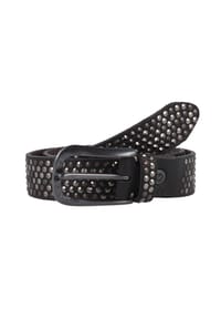 B.BELT - Nietengürtel Leder - chocolate brown