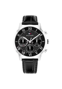 TOMMY HILFIGER TH-OXFORD - Herren Chronograph "1710725" - SCHWARZ