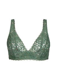 CALIDA - Damen Spitzen-BH ohne Bügel Natural Comfort Lace - laurel green