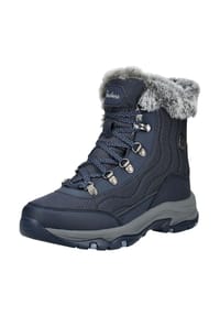SKECHERS® - Lederimitat/Textil Stiefelette - Navy