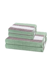 ROSS® 2 X Handtuch 2 X Duschtuch im Set Harmony - Harmony - Graphit
