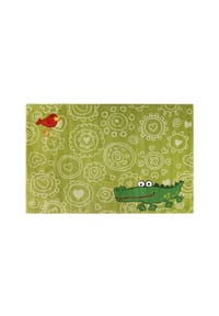 sigikid® - Kinderteppich Crocodile - - hellgrün