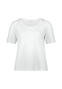 BETTY BARCLAY - Basic Shirt mit Struktur - Weiß