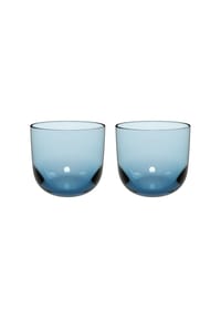 like. by Villeroy & Boch Wasserglas, Set 2tlg Like Ice - Like Glass - blau