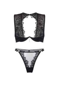 LINGADORE® - mit String Bügel-BH - Schwarz