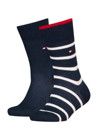 TOMMY HILFIGER - Socken, 2er-Pack, verstärkte Belastungszonen, für Kinder - 001 TOMMY ORIGINAL