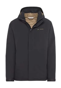 VAUDE - Funktionsjacke "Me Podoca", abnehmbare Kapuze, für Herren - 156 BLACK/OAT