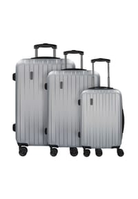 bugatti Lima 2.0 - Lima 2.0 FL 4-Rollen Kofferset 3tlg mit Doppelrollen - schwarz