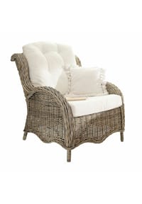 LOBERON - Sessel Hailee braun/creme - braun/creme