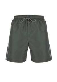 ROADSIGN® australia - Herren Badeshort Sports mit elastischem Bund und Innenslip, sportliche Badehose für Strand, Schwimmen und aktive Sommertage - grün