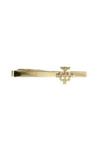 OSTSEE-SCHMUCK® - Krawattenhalter , Hiddensee 15 x 13 mm , Gold 333/000 - gold