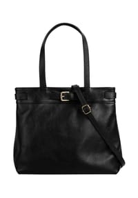 Samantha Look - Shopper Echt Leder, Made In Italy - blau
