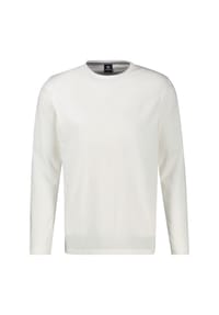LERROS - Sweatshirt mit O-Neck aus Baumwolle in großen Größen - BLACK