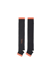MUNADUNA - Yoga-/Pilates-Stulpen mit offener Ferse – Anti-Rutsch Fitness-Socken,Baumwolle,Atmungsaktiv - Grün
