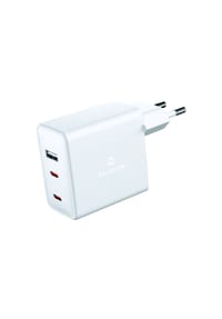 SWISSTEN - GaN Reiseladegerät USB-C 70W Schnell-Ladegerät - Schwarz 14x4x4cm