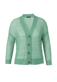 frapp - Strickjacken in Trendfarben - emerald