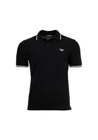 EMPORIO ARMANI - Herren Poloshirt - ESSENTIAL, Pique, Logo, Baumwolle, einfarbig - Blau