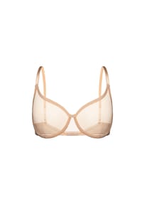 less is a'mor - Transparenter Mesh-BH Gomeisa mit weichen Cups - beige