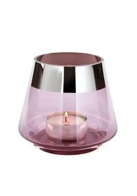 Fink Living Teelichthalter JONA - JONA - rosa, silberfarben