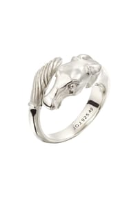 KUZZOÍ - Ring Wickelring Pferd 925 Sterling Silber - Gold