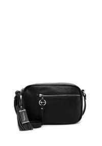 Tamaris TAS NELE - Schultertasche, Quastenanhänger, Reißverschluss, für Damen - 100 BLACK