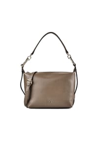 FURLA TONIE - Schultertasche Tonie, Leder, für Damen - MUDDY GRAY