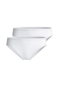 CALIDA - Damen Slip 2er Pack - Sleek Skin, Brief, einfarbig - Nude