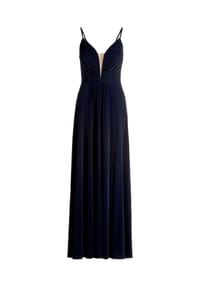 Vera Mont - Abendkleid, Raffung, V-Ausschnitt, für Damen - 5557 DARK MOSS