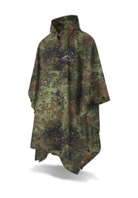 normani® - Ripstop Regenponcho Derry - Flecktarn