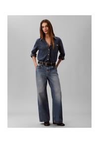 Calvin Klein Jeans - Jeanshose, Baumwolle, für Damen - 45S BLUE