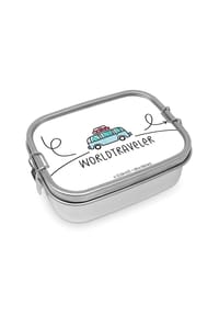 ppd - Lunchbox Worldtraveler Steel Lunch Box, Edelstahl, 900 ml - Mehrfarbig