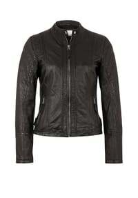 7eleven - Lederjacke Elly in angesagter Optik - black