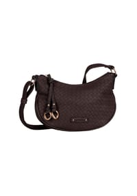 Gabor® BINTA - Umhängetasche, Kunstleder, Emblem, für Damen - DARK BROWN