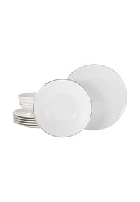 CreaTable - Valencia Gold, Tafelservice 12-tlg - gold