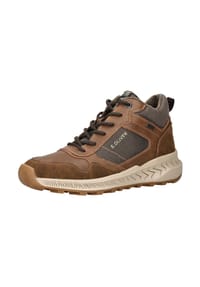 s.Oliver - Lederimitat/Textil Stiefelette - Cognac