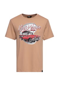 KING KEROSIN - Print-Shirt mit Classic Car - Artwork Edsel - blau